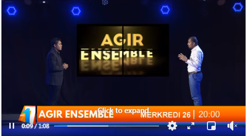 Participation to ''AGIR ENSEMBLE'' show on MBC