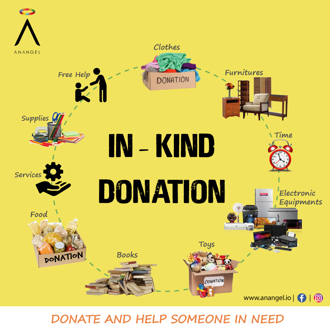#Inkinddonation: Donate and help someone in need